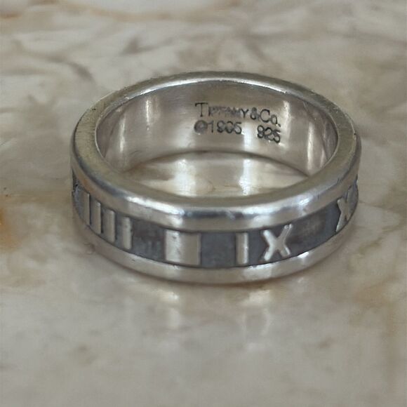 Tiffany & Co. Atlas Ring 925 Sterling Silver - Picture 3 of 7